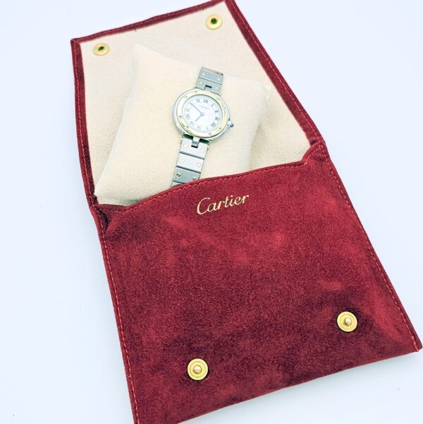 CARTIER SANTOS QUARZO 27MM ref.81913 - immagine 6